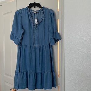 Loft chambray dress - with tags